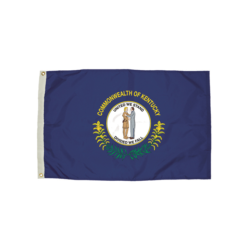 3x5 Nylon Kentucky Flag Heading &