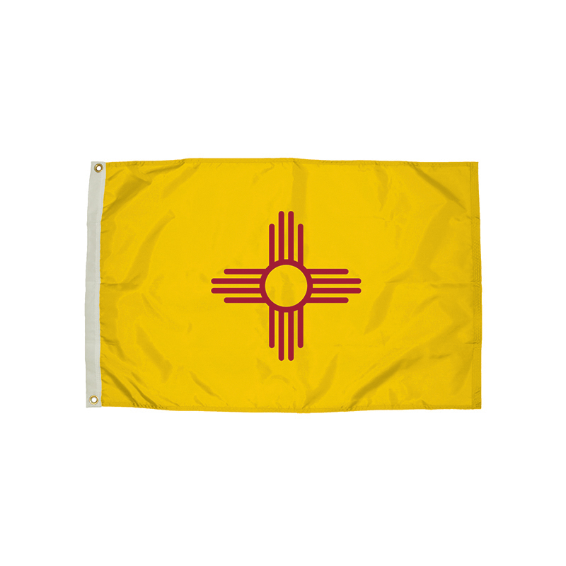 3x5 Nylon New Mexico Flag Heading &