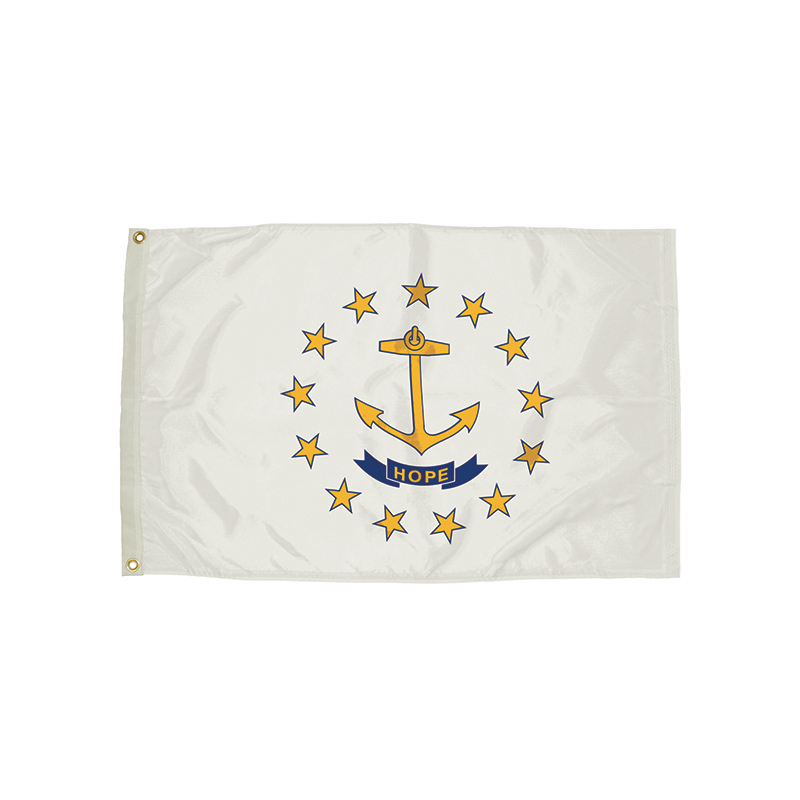 3x5 Nylon Rhode Island Flag Heading