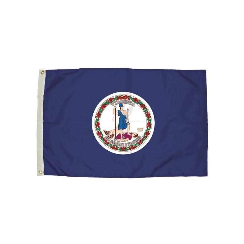 3x5 Nylon Virginia Flag Heading &