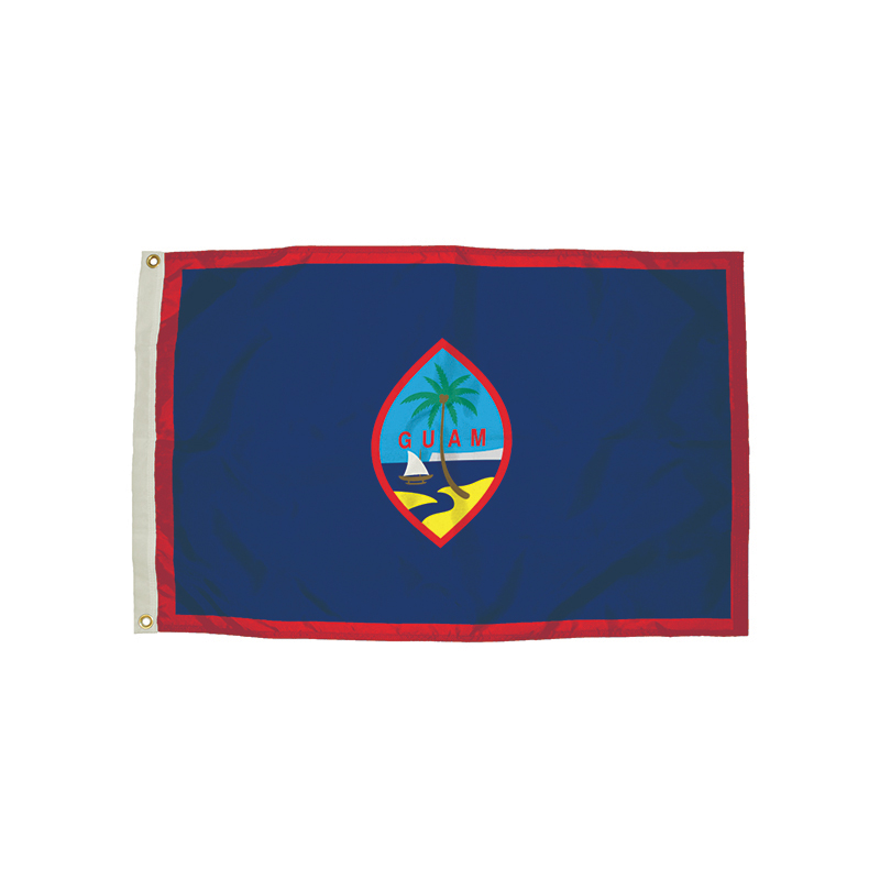 3x5 Nylon Guam Flag Heading &