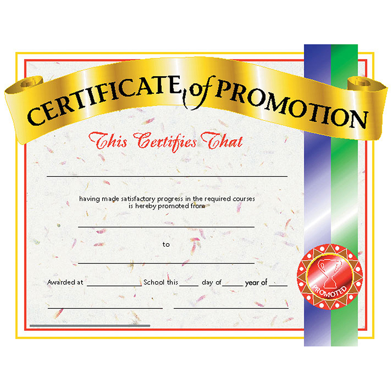Certificates Of Promotion 30/Pk