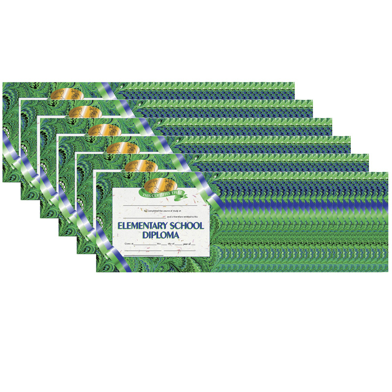 (6 Pk) Diplomas Elementary School