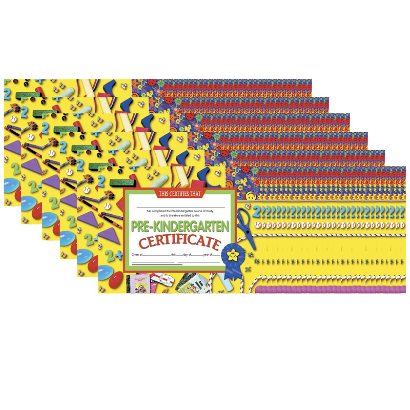 (6 Pk) Certificates Pre-K 30 Per Pk