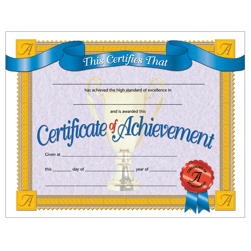 Certificates Of Achievement 30/Pk