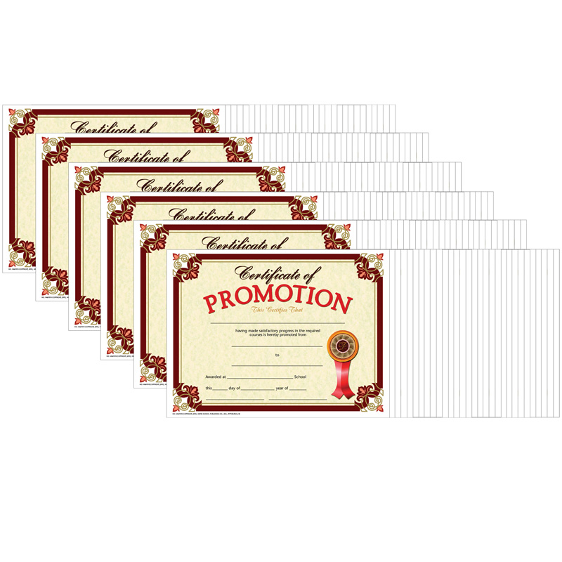 (6 Pk) Certificate Promotion