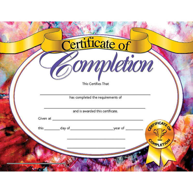 Certificates Of Completion 30/Pk