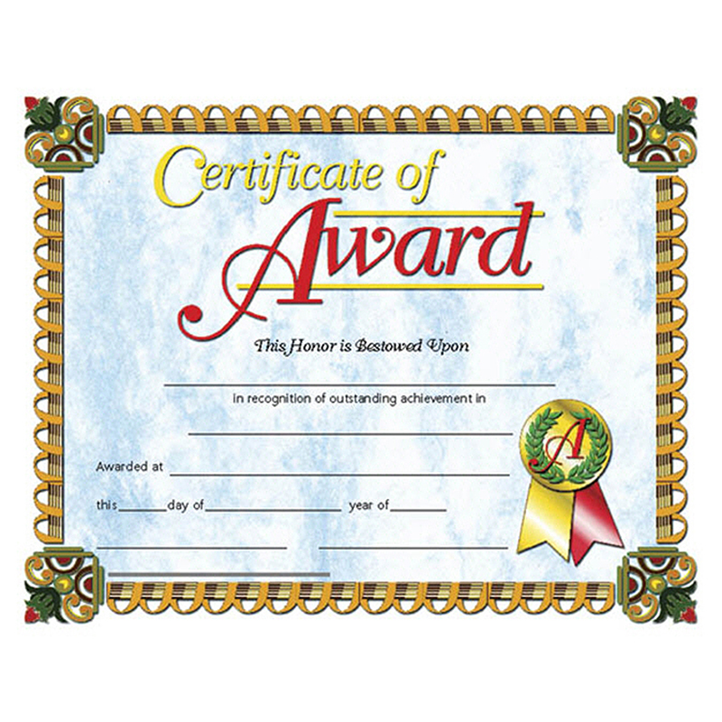 Certificates Of Award 30/Pk