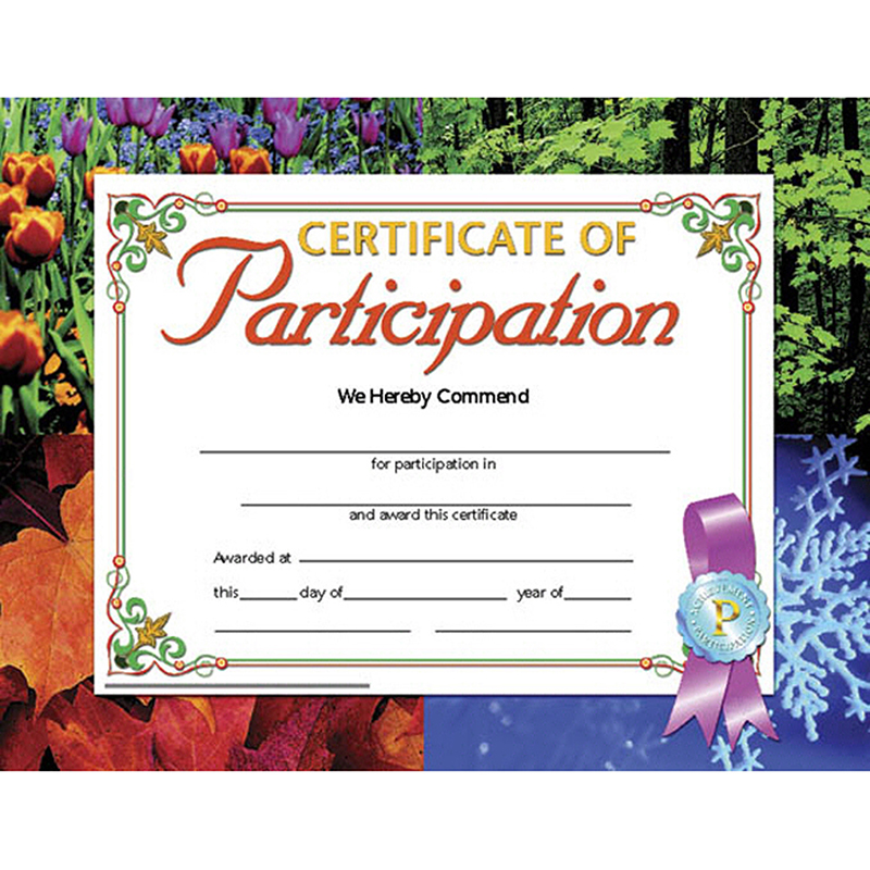 Certificates Of Participation 30 Pk