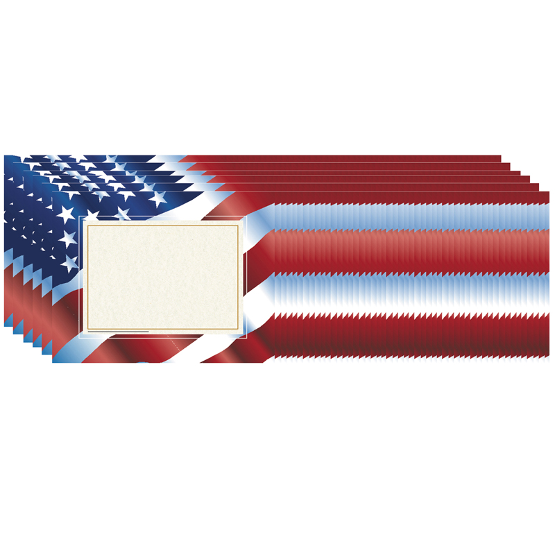 (6 Pk) Stars N Stripes Certificate