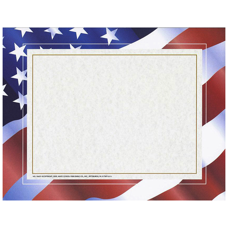 Stars N Stripes Certificate Border