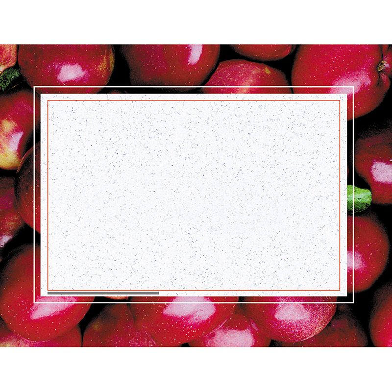 (6 Pk) Apples Certificate Border/