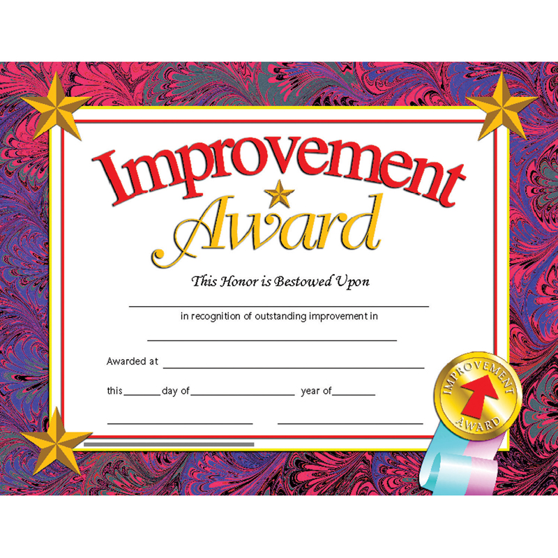 Certificates Improvement 30/Pk
