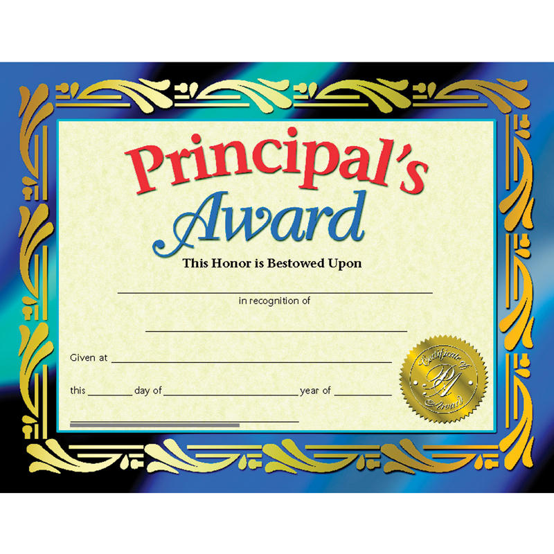 Certificates Principals Award 30 Pk