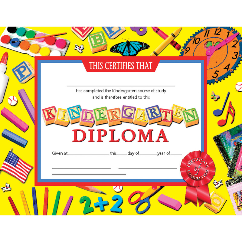 Diplomas Kindergarten 30 Pk