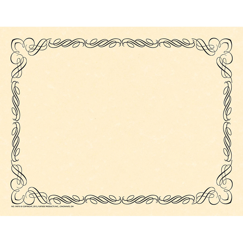 (6 Pk) Arabesque Border Paper Black