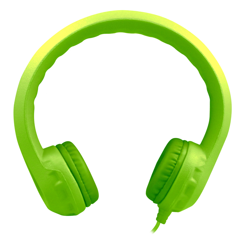 Green Indestructible Foam Headphone