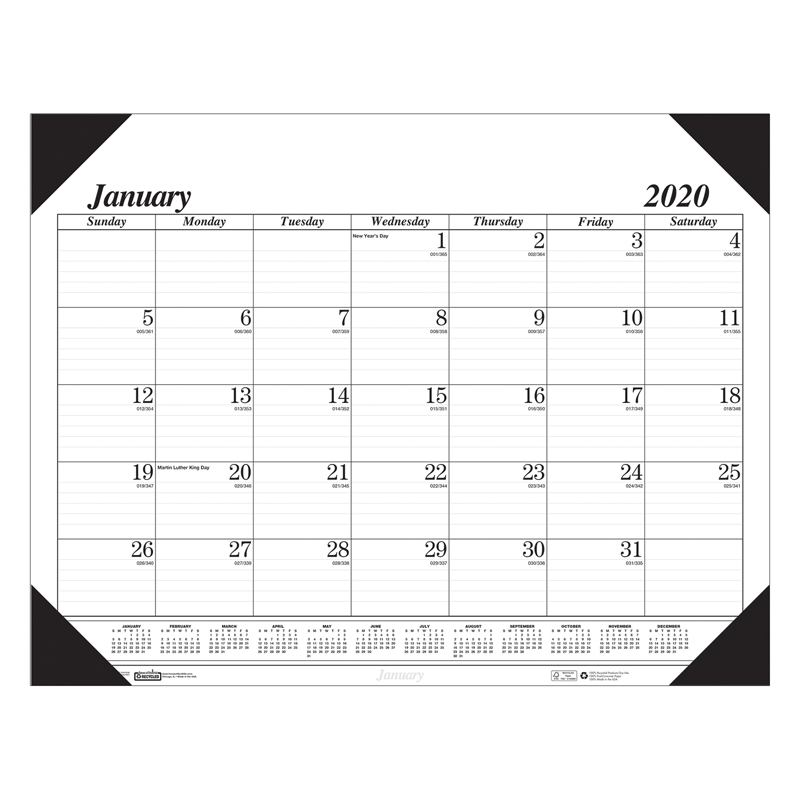 Economy Desk Pad 12 Months Jan -