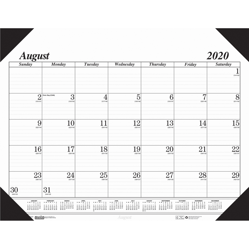 Academic Economy Desk Pad 17-Month