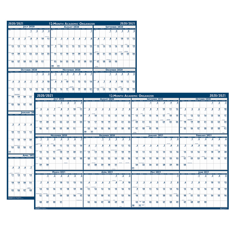 Write-On/Wipe-Off Calendar