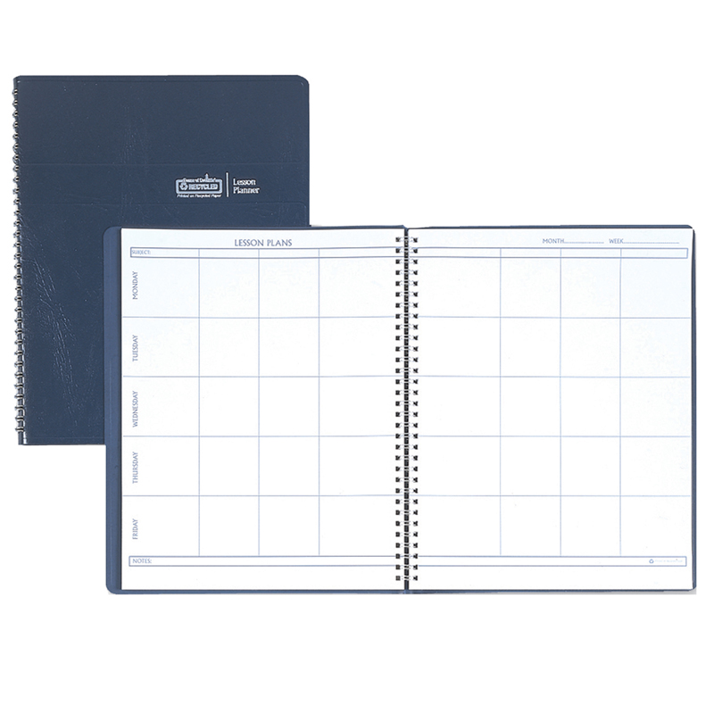 Weekly Lesson Planner Blue