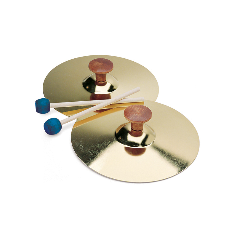 5in Cymbals W/Mallet Pair