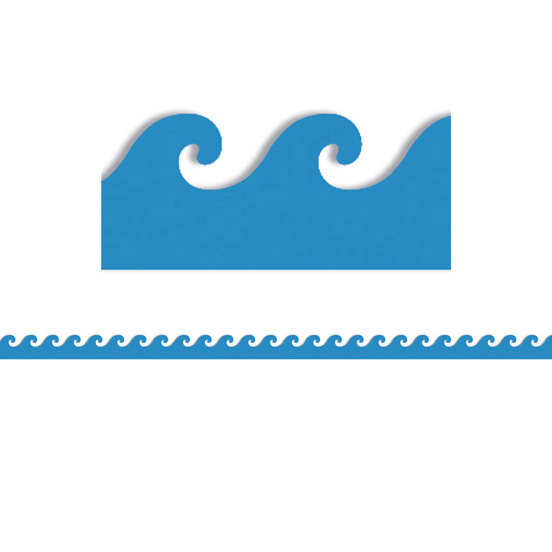Blue Waves Mighty Brights Border