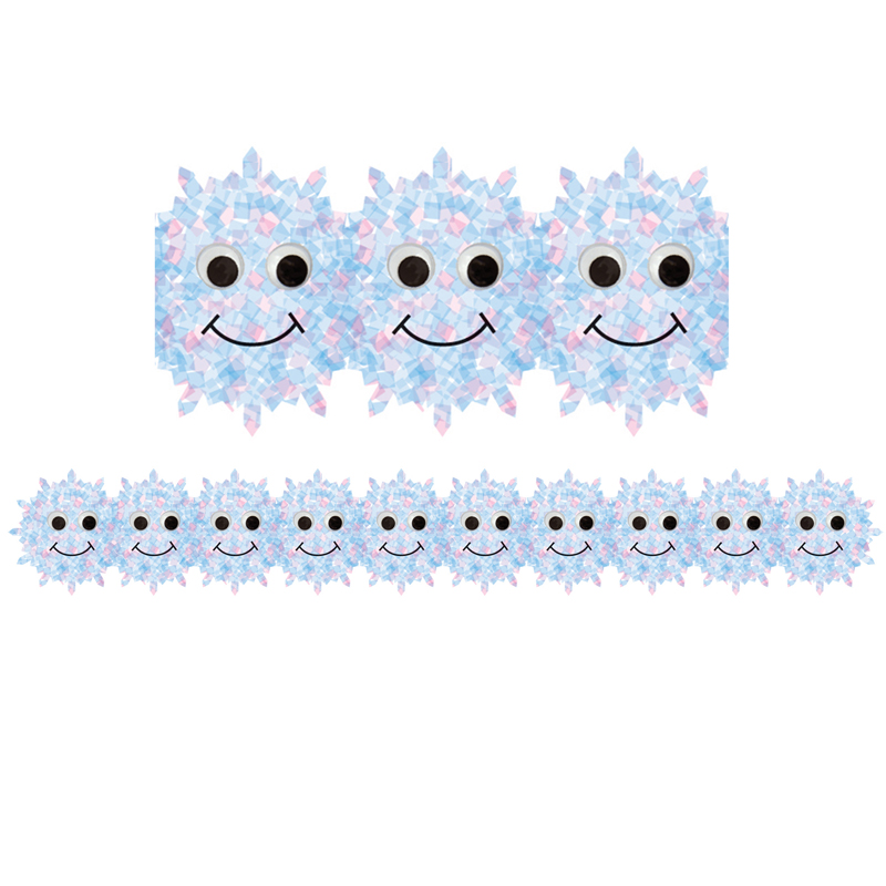Happy Snowflakes Border