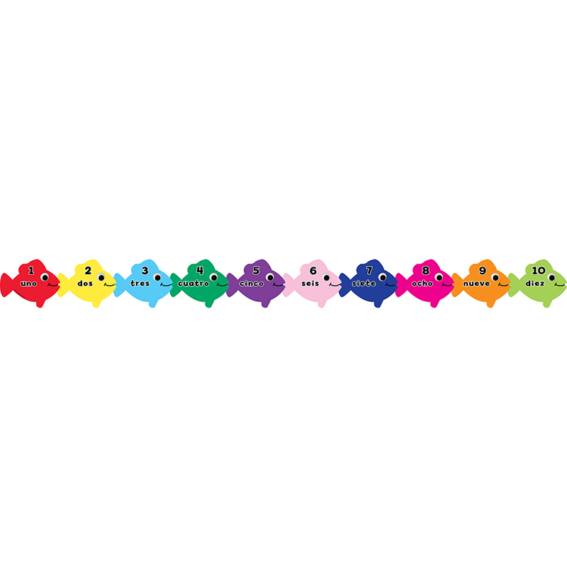 (5 Pk) Counting In Spanish Border