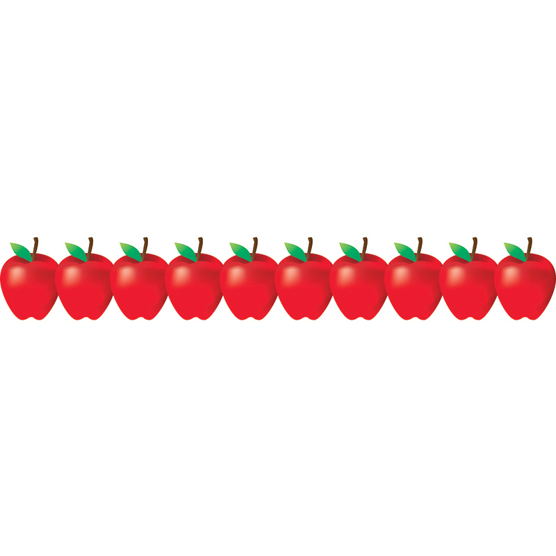 (5 Pk) Red Apples Border