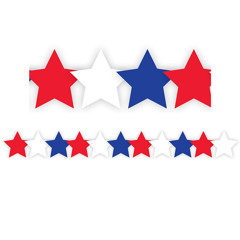Patriotic Stars Border
