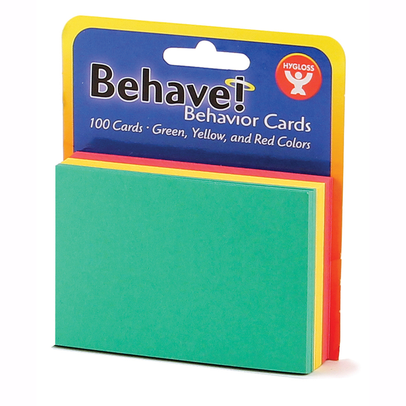 Behavior Cards 3x5 100pk Assorted