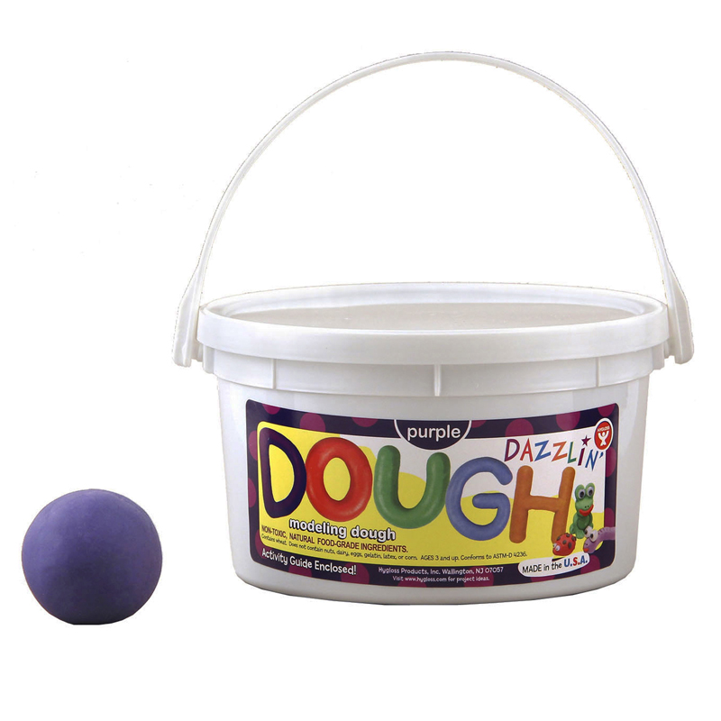 Dazzlin Dough Purple 3 Lb Tub