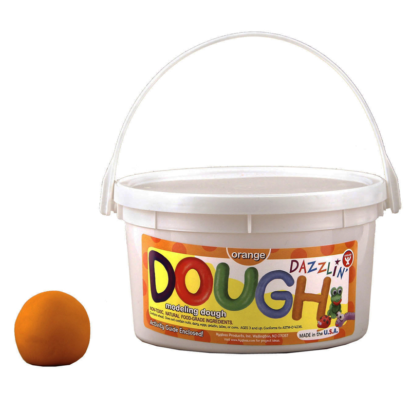 Dazzlin Dough Orange 3 Lb Tub