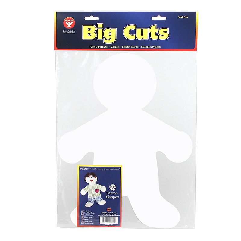 (4 Pk) Big Cut-Outs 16in Me Kid