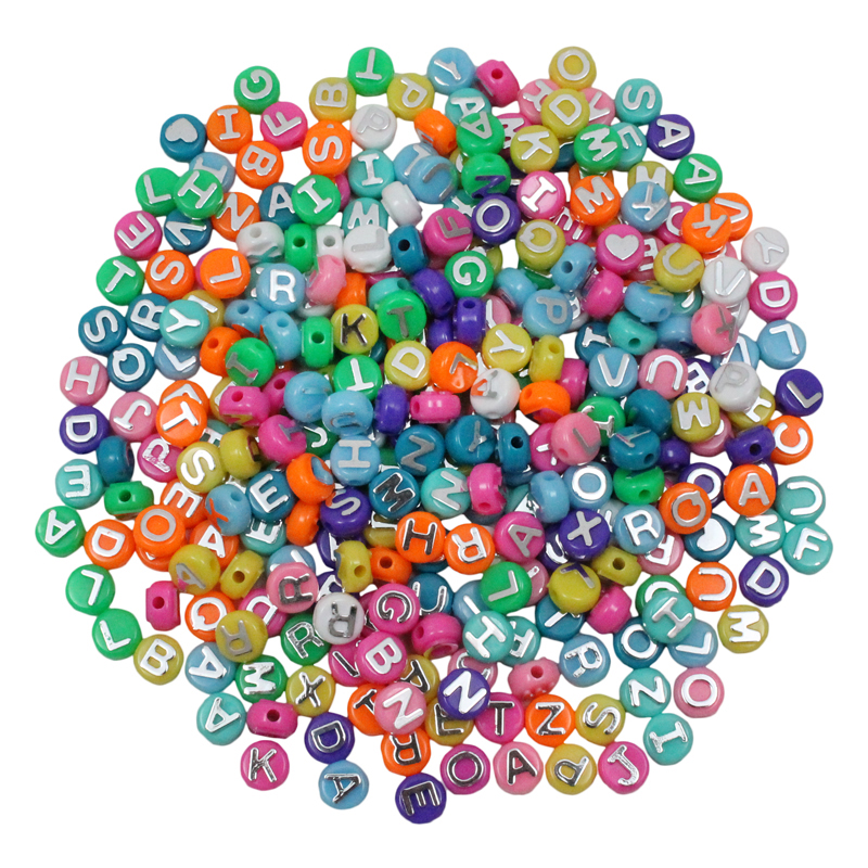 Abc Beads 300pk For Arts & Craft