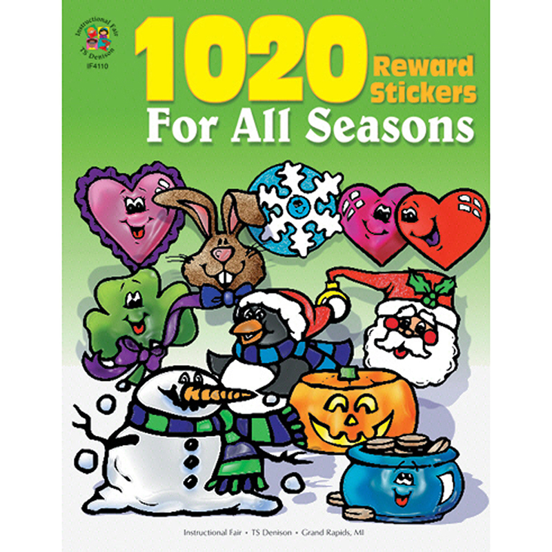 Sticker Book For All Seasons 1020pk