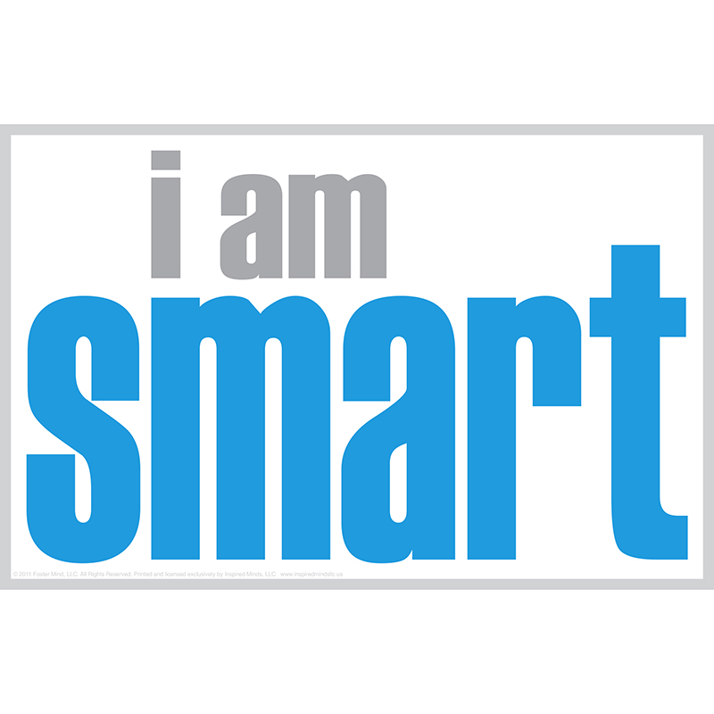 I Am Smart Poster