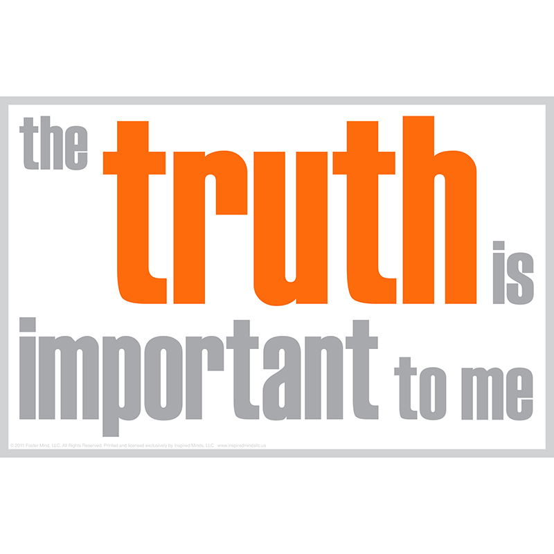 The Truth Is Important Poster