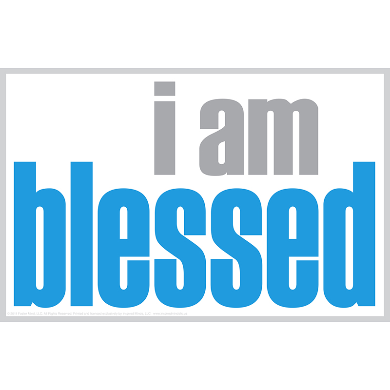 I Am Blessed Poster