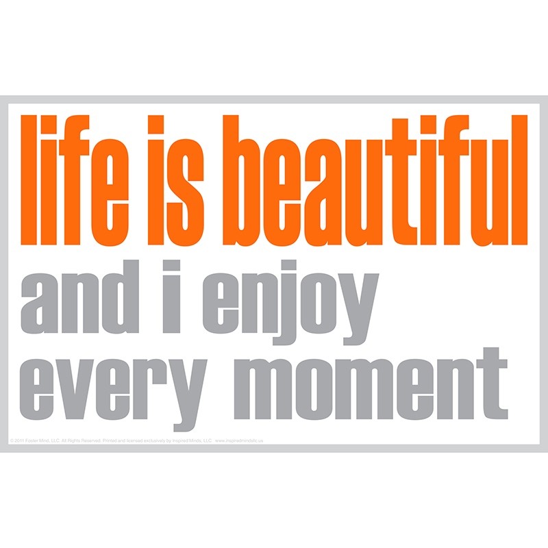 Life Is Beautiful Notes 20 Pk