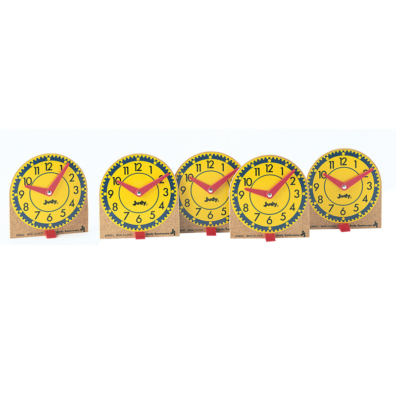 Original Mini Clocks 12-Pk Wood