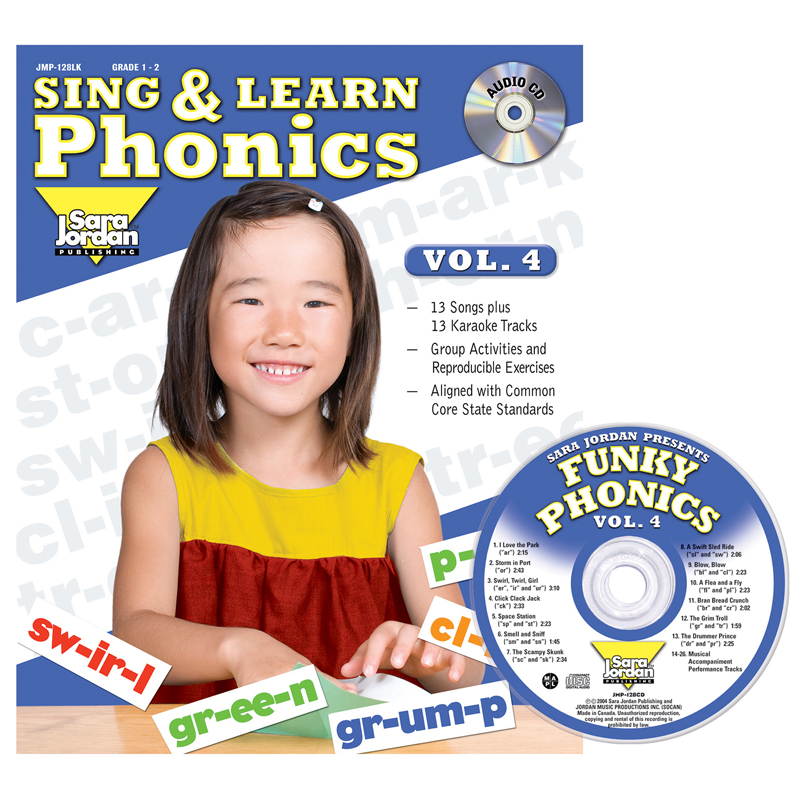 Sing & Learn Phonics Book Cd Vol 4