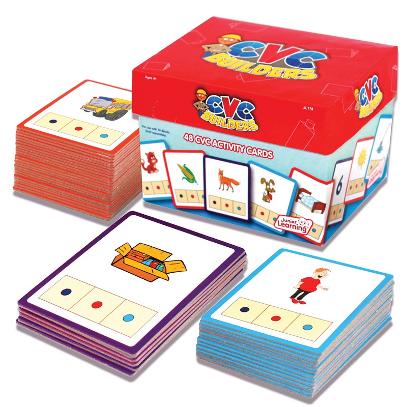 Cvc Builders Activity Cards 48/Set