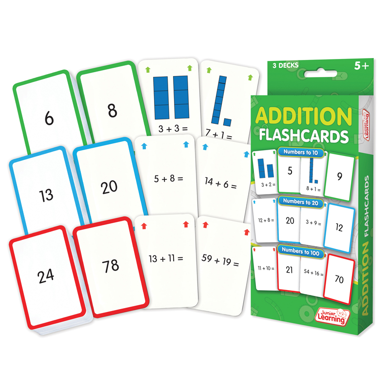 (3 Pk) Addition Flash Cards