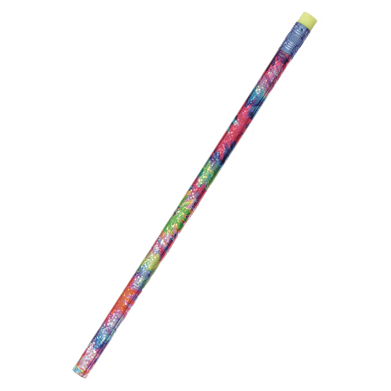 (12 Dz) Decorated Pencils Tie Dye