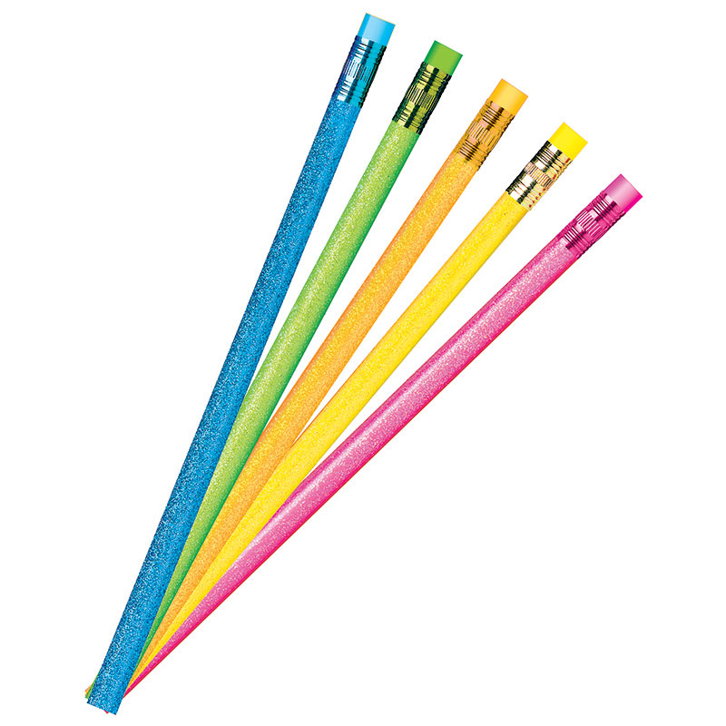 (12 Dz) Pencil Glitter Sparkle Asst