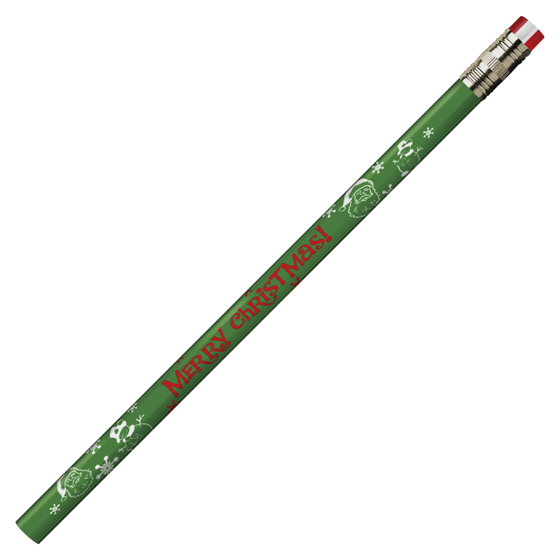 Pencils Merry Christmas Asst 12/Pk