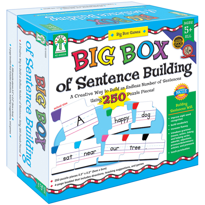 Big Box Of Sentence Building Game