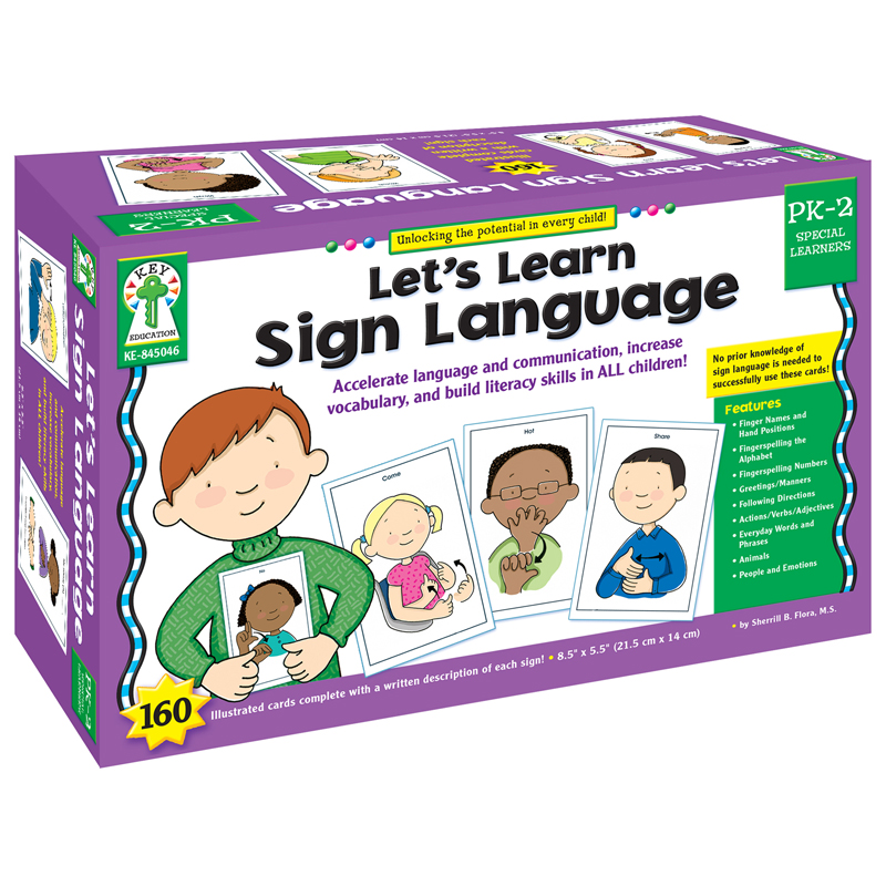 Sign Language Wt Cards